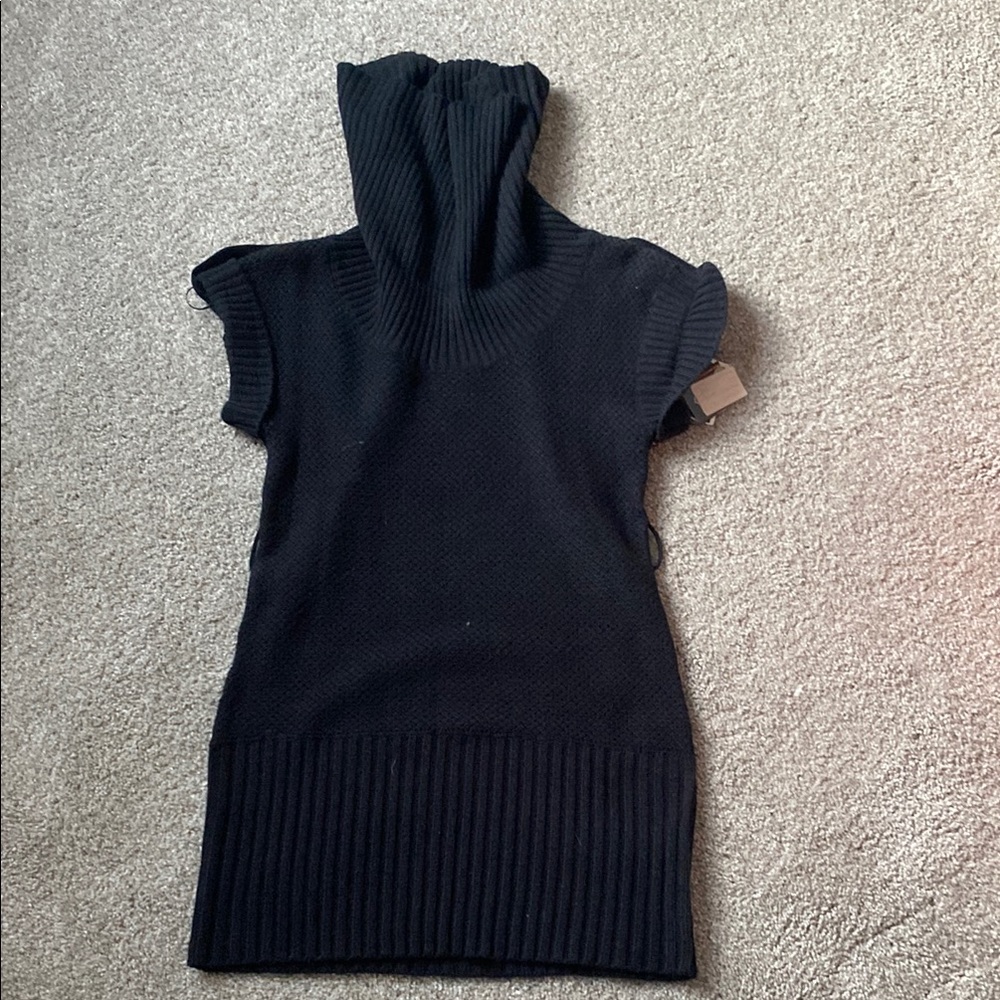 Dex Black Cowl Neck Sweater